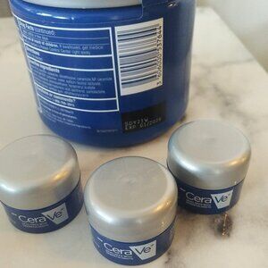 CeraVe Healing Ointment - LARGE 12 oz jar + 3 mini travel jars. New, sealed
